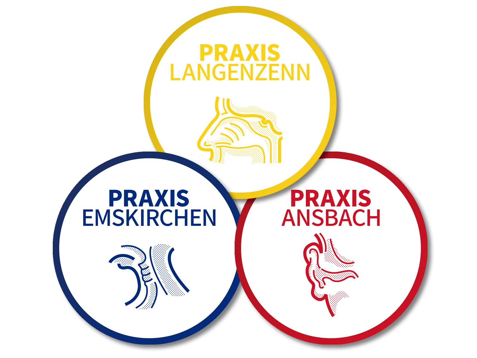 Logo aller drei HNO-Praxen